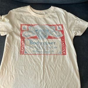 Budweiser shirt size medium never used